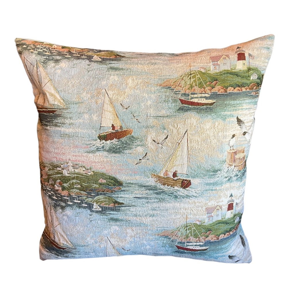 Custom Accent Pillow 22.5" X 22.5" ( Two Available)